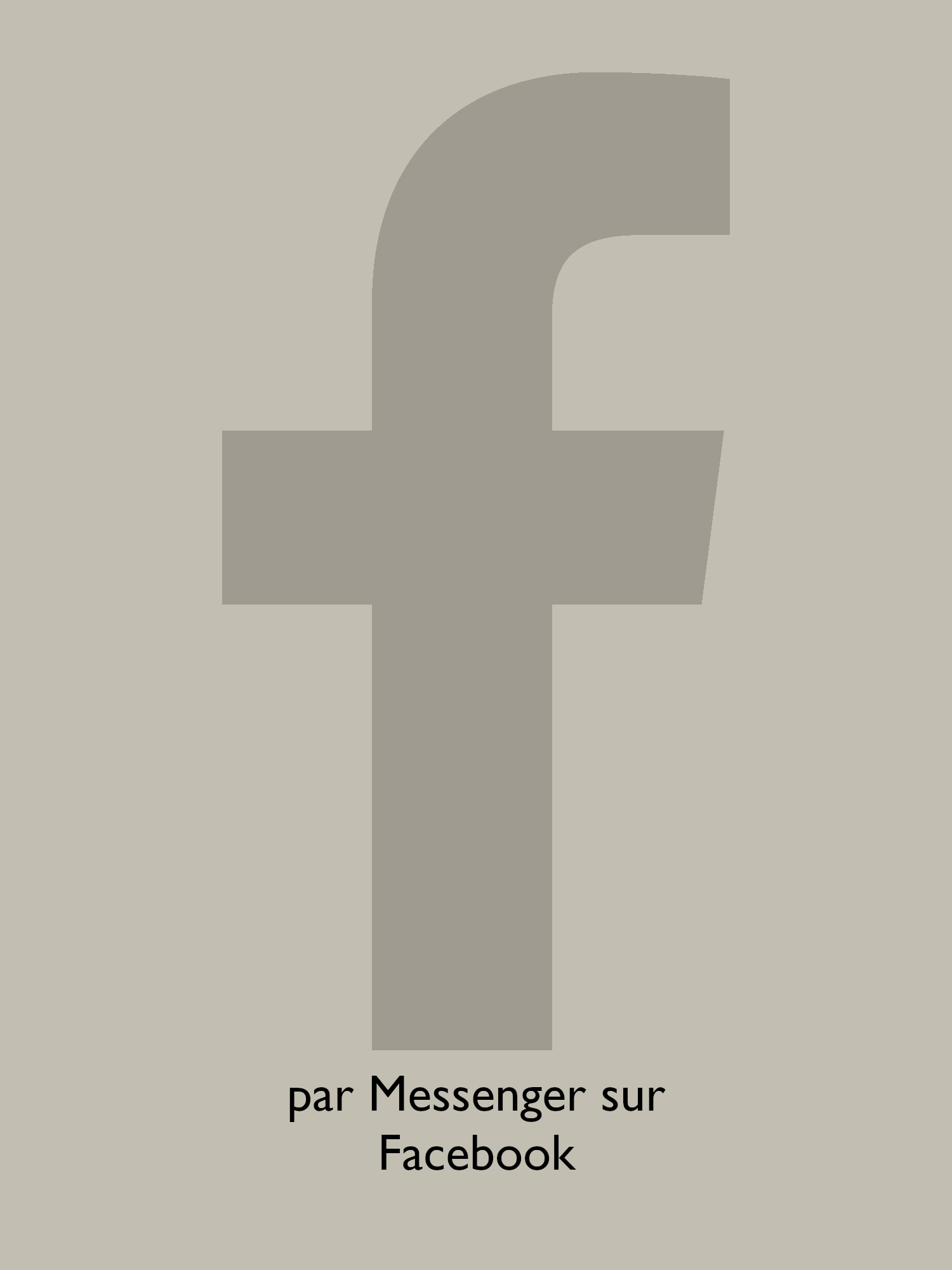 Contactez Franskaya au moyen du Messenger de Facebook en sélectionnant ce bouton